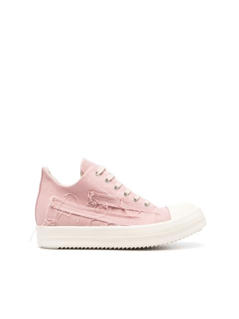 Slashed low-top sneakers