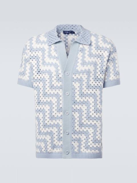 Pinto crochet cotton cardigan