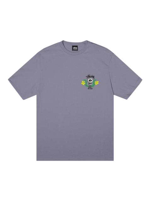 Stussy Skull Crest Tee 'Mauve'