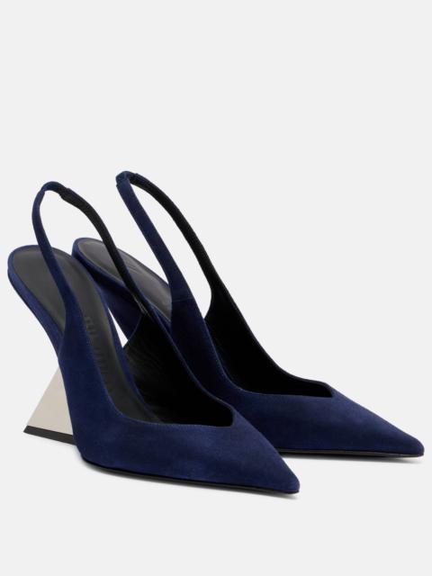 Cheope 105 suede slingback pumps