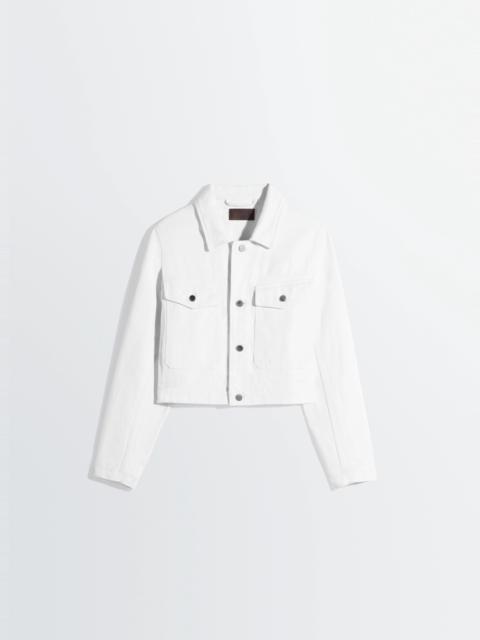 CROPPED BLOUSON IN DENIM