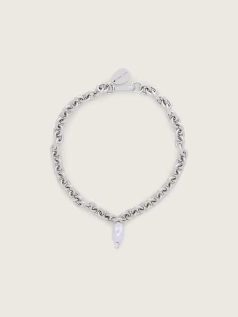 Pearl Pendant Chain Necklace