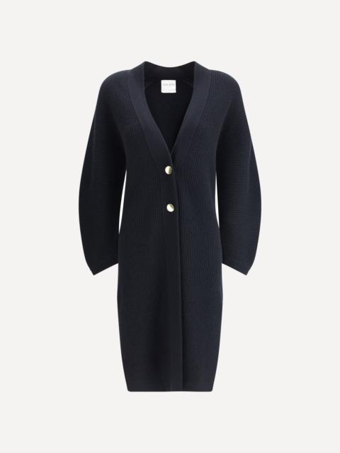 Long ribbed cashmere Cardigan