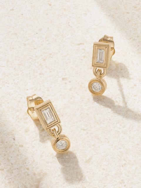 14-karat Gold Diamond Earrings