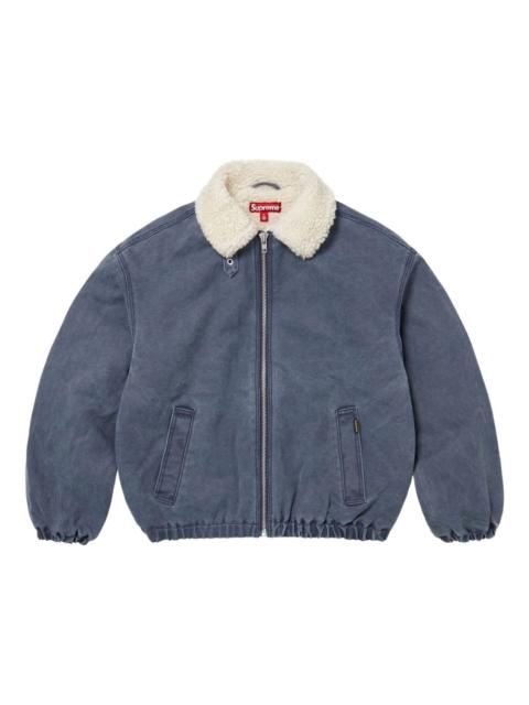 sherling lined bomber jacket