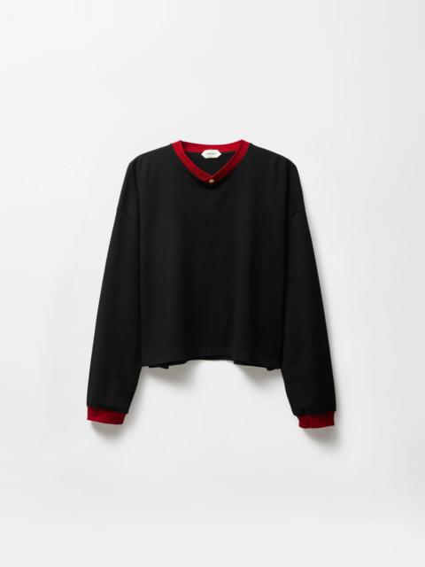 Stretch Cotton-Jersey Long-Sleeved T-Shirt