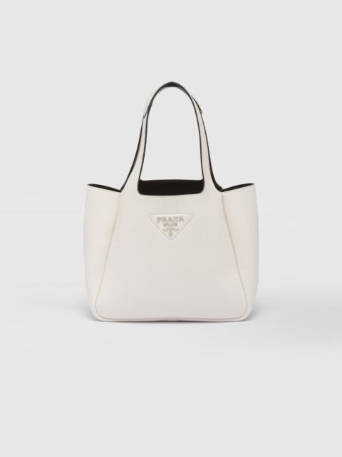 Medium leather tote
