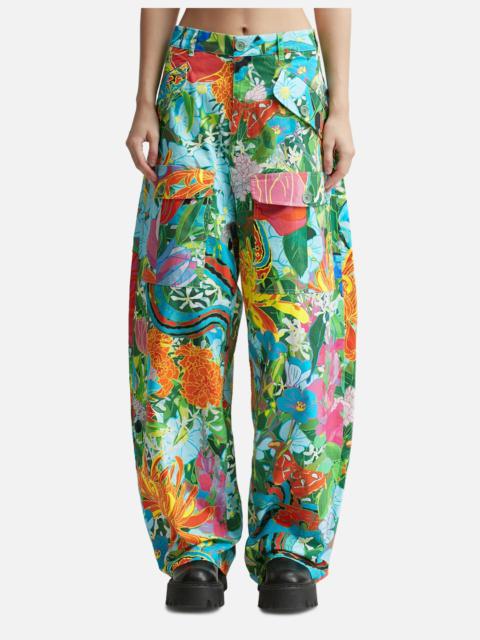 CAMO PRINT CARGO PANTS