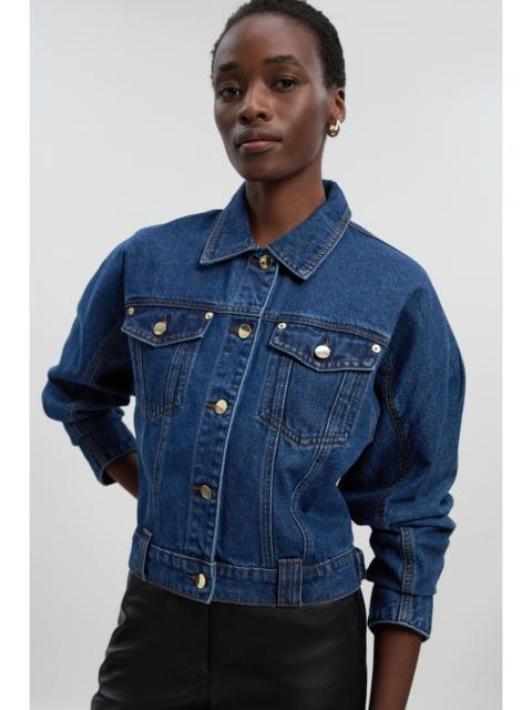 Denim Cropped Jacket