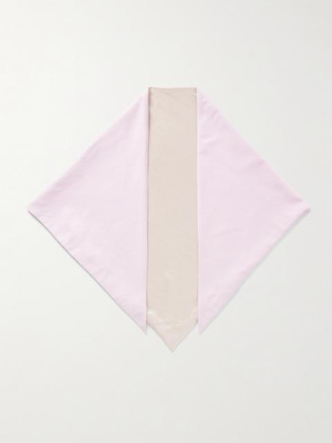 + Maria Mcmanus Embroidered Organic Denim Scarf