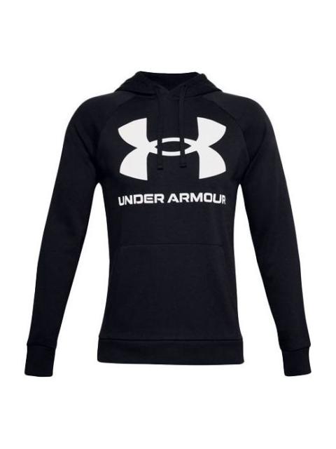 Under Armour Rival Fleece Big Logo Hoodie 'Black' 1357093-001
