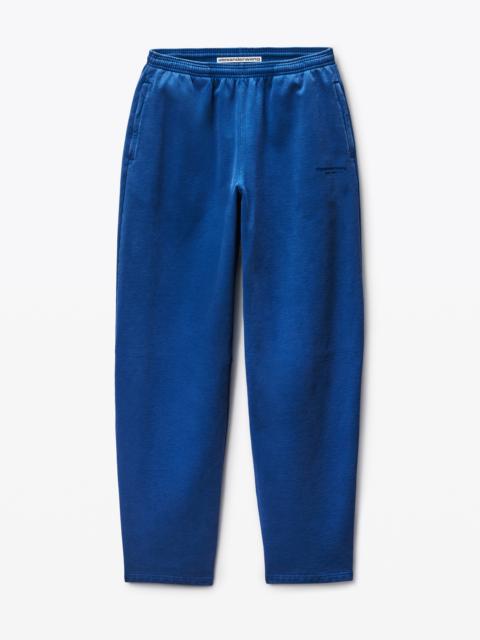 Blue Wide-Leg Sweatpants