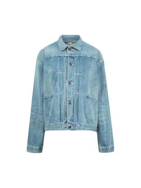 AMOSKEAG SELVEDGE DENIM SHORT JACKET