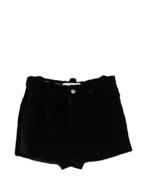 Leontine shearling shorts