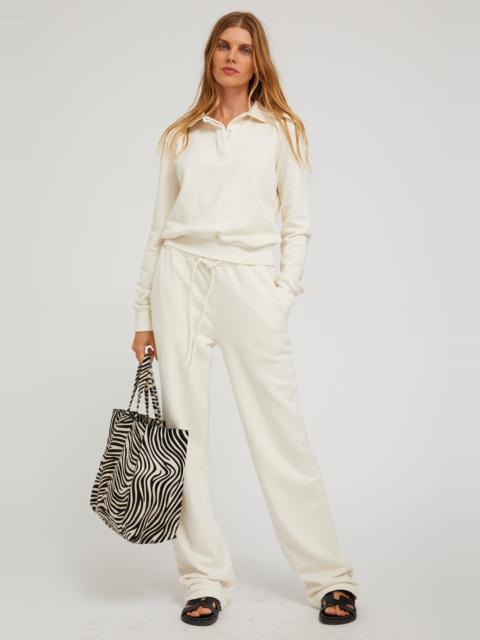 COTTON TERRY STRAIGHT LEG SWEATPANTS