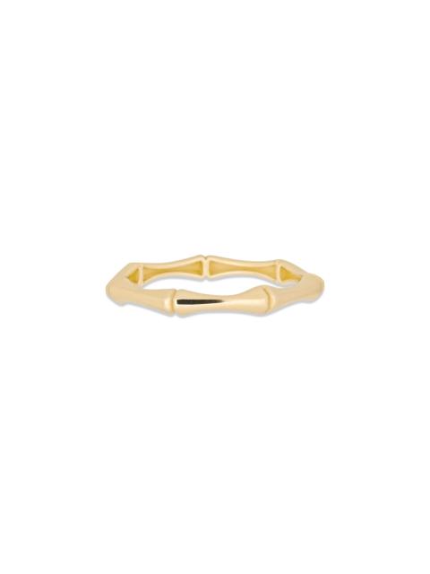 Slim Gold Bamboo Ring