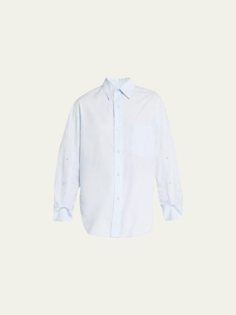 Kayla Button-Front High-Low Shirt