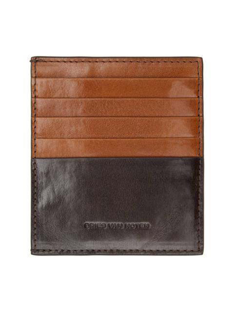 Brown Calfskin Card Holder