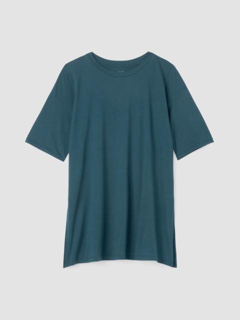 Organic Pima Cotton Jersey Long Tee