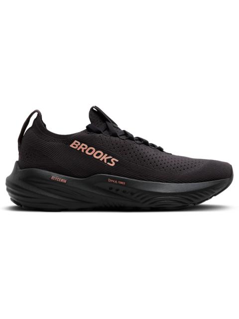 Brooks Glycerin StealthFit 22 Black Grey Rose Gold (Women's)