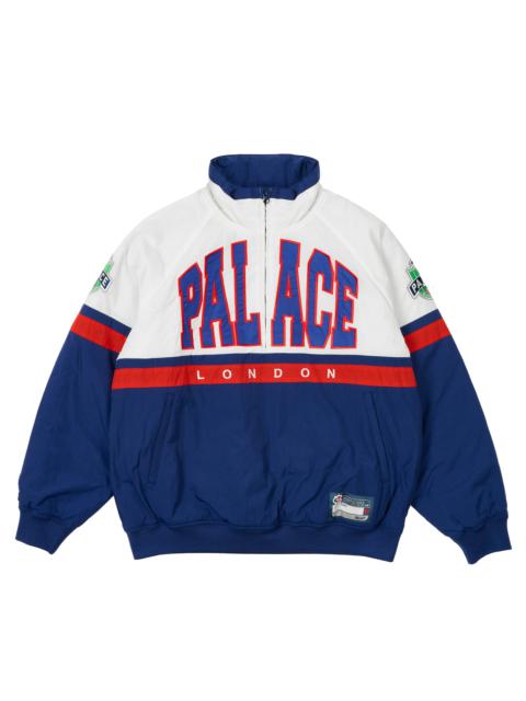 BREAKOUT HALF ZIP BOMBER WHITE / NAVY