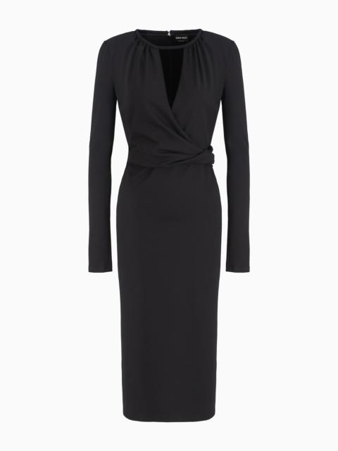 ASV viscose-blend midi dress