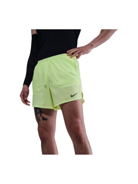 Nike Dri-FIT Stride 5" Hidden Lined Running Shorts 'Barely Volt' DM4756-701