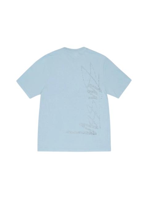 Stussy C Thru Pigment Dyed Tee Baby Blue