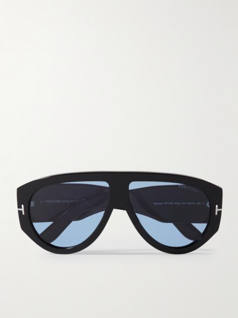 Bronson Aviator-style Acetate Sunglasess