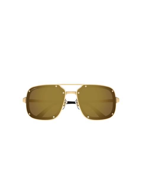 pilot-frame sunglasses
