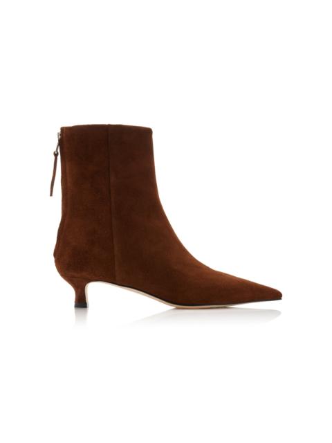 Zoe Suede Ankle Boots brown