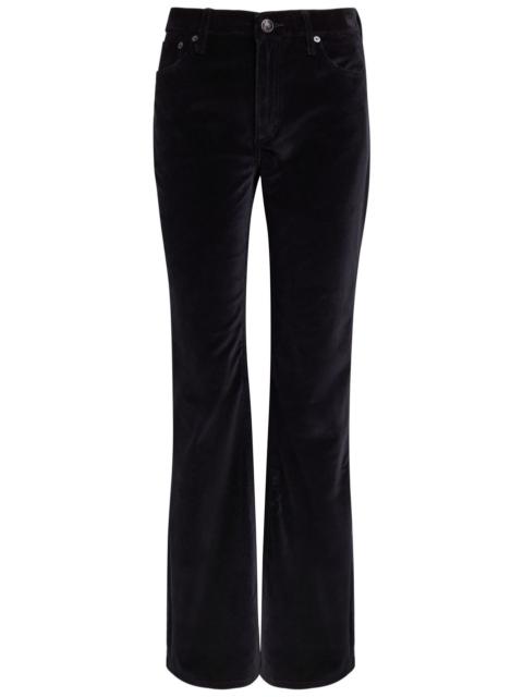 Rag & Bone Dahlia Flared-leg Velvet Trousers