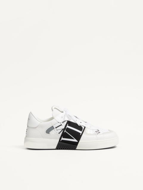 LOW-TOP CALFSKIN VL7N SNEAKER WITH BANDS