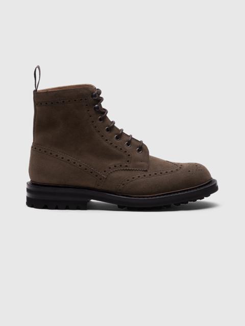 Suede Lace-Up Boot