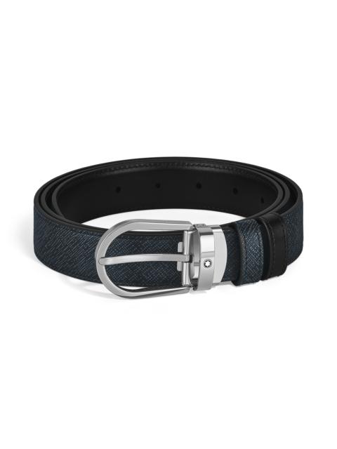 HORSESHOE 30 MM REVERSIBLE BELT IN SARTORIAL LEATHER