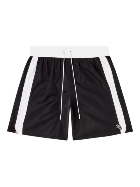 stripe-detail swim shorts