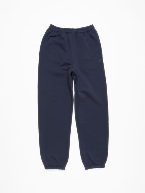 Cotton sweatpants - Navy blue