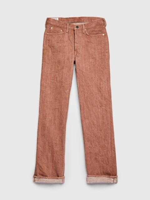 SP-110S "Kaki-Kyoku" 45th Anniversary 16oz Kakishibu Selvedge Denim - Regular Straight Fit