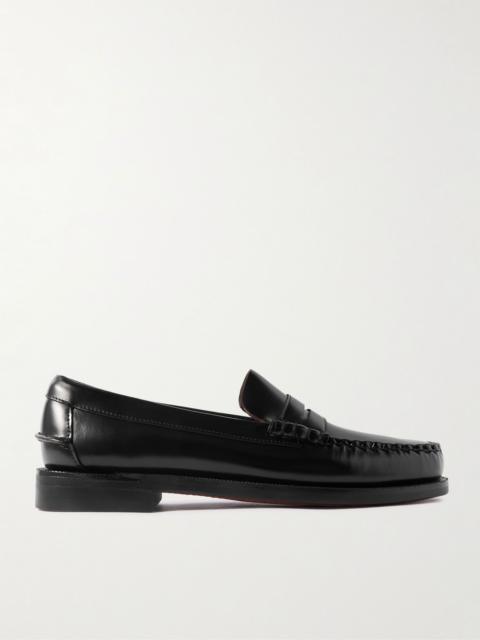 Classic Dan Leather Penny Loafers Black