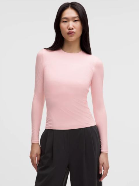 Wundermost Ultra-Soft Nulu Crewneck Long-Sleeve Shirt