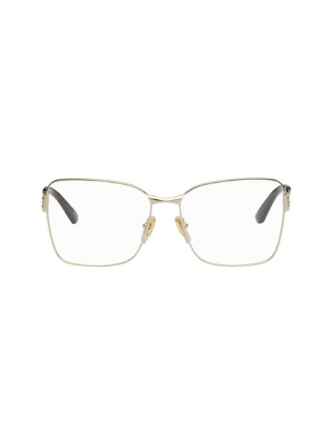 Gold Mercury Squared Metal Glasses