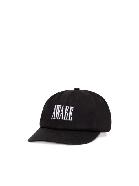 logo-embroidered cap