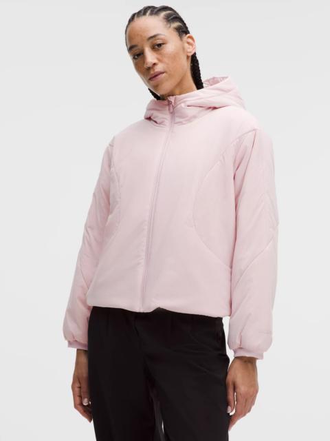 Water-Resistant Insulated Hooded Jacket