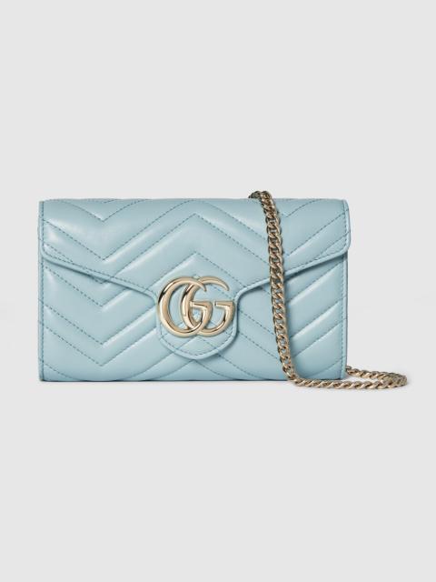 GG Marmont wallet on chain
