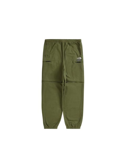 Supreme The North Face Convertible Sweatpant Olive