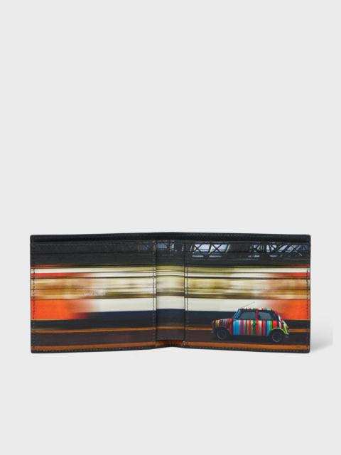 Black Leather 'Commuter Mini' Interior Billfold Wallet