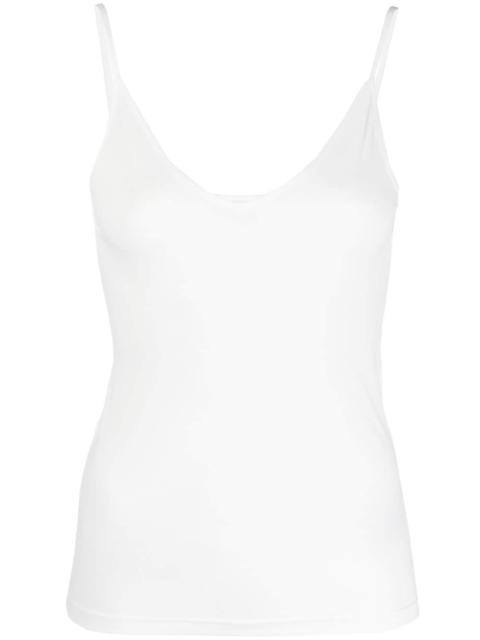V-neck plain tank top