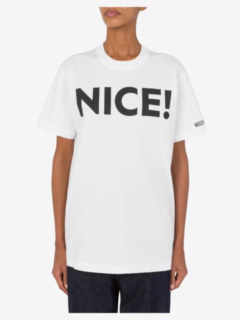 ORGANIC JERSEY T-SHIRT 'NICE!'