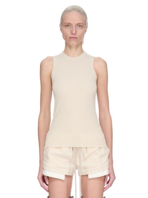 ribbed sleeveless top