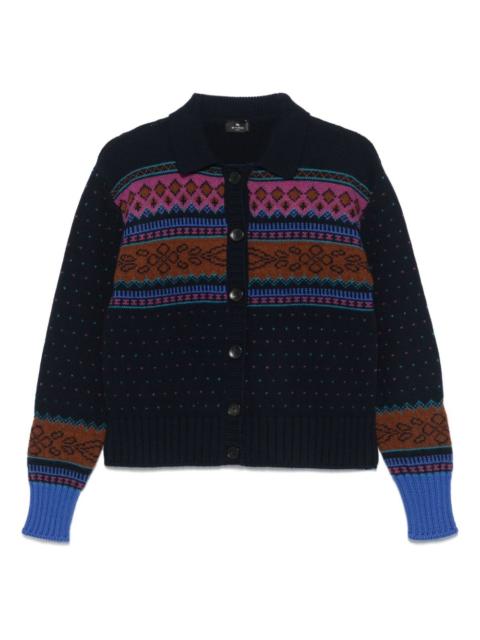 fair-isle cardigan